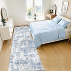 XLUEZ 2.6x8 Runner Rug for Hallway, Washable Modern Abstract Runner Rugs - Image 4