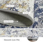 Toneed Abstract Area Rug Modern Washable Rug Soft Non Slip Rug Low Pile - Image 6