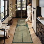 Lahome Enfys Modern Rainbow Easy Jute Kitchen Runner, 2x8 Indoor Outdoor Runner - Image 6