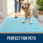 OLANLY Dog Door Mat for Muddy Paws 59x24, Absorbs Moisture and Dirt, Absorbent - Image 6