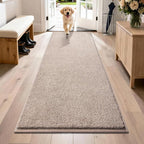 PURRUGS Dirt Trapping Door Mat 31.5" x 70", Non-Slip Machine Washable Entryway by PURRUGS