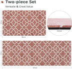FRESHMINT Kitchen Mat Set of 2, Anti-Fatigue Cushioned Kitchen Mats - Image 6