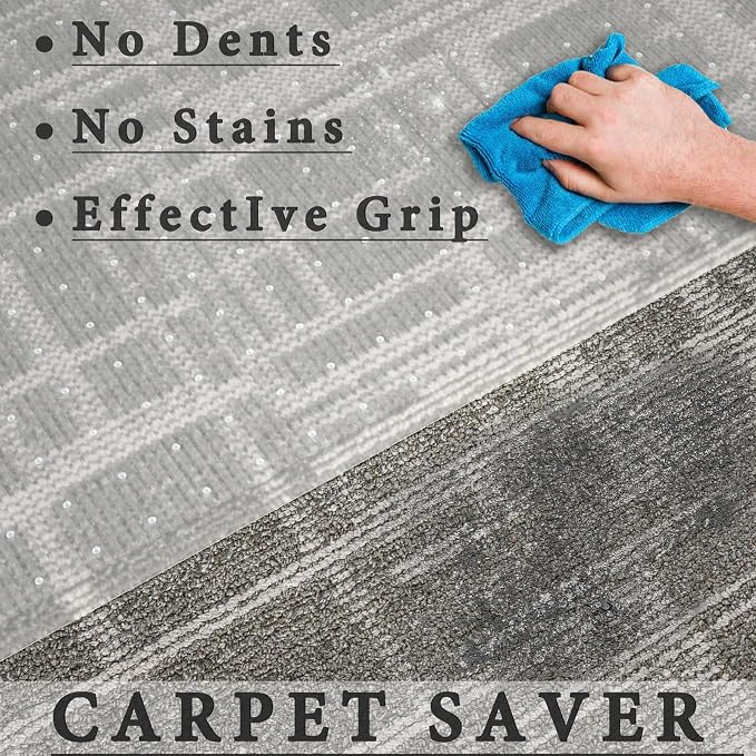 Plastic Carpet Runner 27 x 15 Inch Plastic Area Rug - Image 3