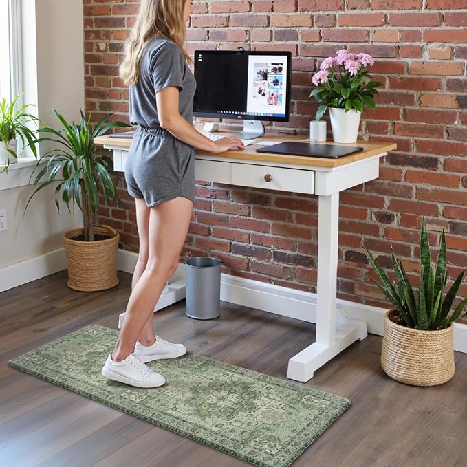 GENIMO Kitchen Mats for Floor 2PCs, Washable Anti Fatigue Mat for Cushioned - Image 8