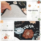 Homcomoda Kitchen Mats for Floor 3PC, Floral Washable Kitchen Rugs Non Slip - Image 5