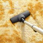 FlyDOIT Large Area Rugs for Living Room, 4x6 Feet Tie-Dyed Orange Shaggy Rug - Image 7