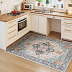 Lessymo 3x5 Washable Area Rugs for Living Room Bedroom Ktichen, Soft Boho - Image 3