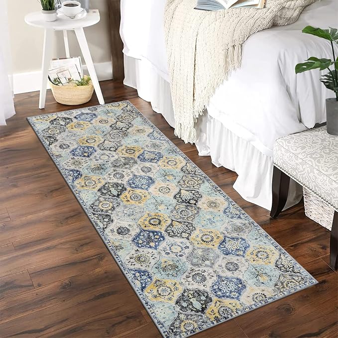 Lahome Moroccan Washable Hallway Runner Rug, Oriental Non-Slip Laundry Room Rug - Image 6