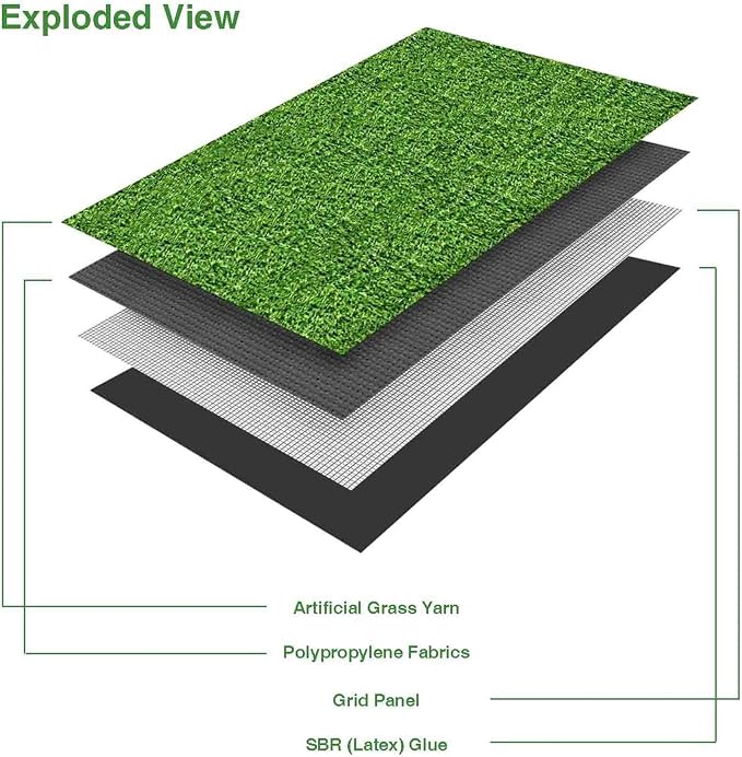LITA Realistic Artificial Grass Turf Lawn Customized Size 10 x 33 Feet - Image 4