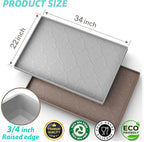 SIKADEER Under Sink Mat Waterproof 34" x 22", Silicone Mat Kitchen Drawer Shelf - Image 3