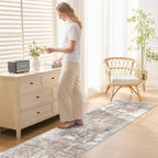 UERMEI 2x8 Washable Runner Rug for Hallway, Non Slip Low Pile Kitchen Carpet - Image 9