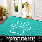 Smiry Dog Door Mat for Muddy Paws, Absorbent Dirt Trapper Non Slip Quick Dry - Image 7