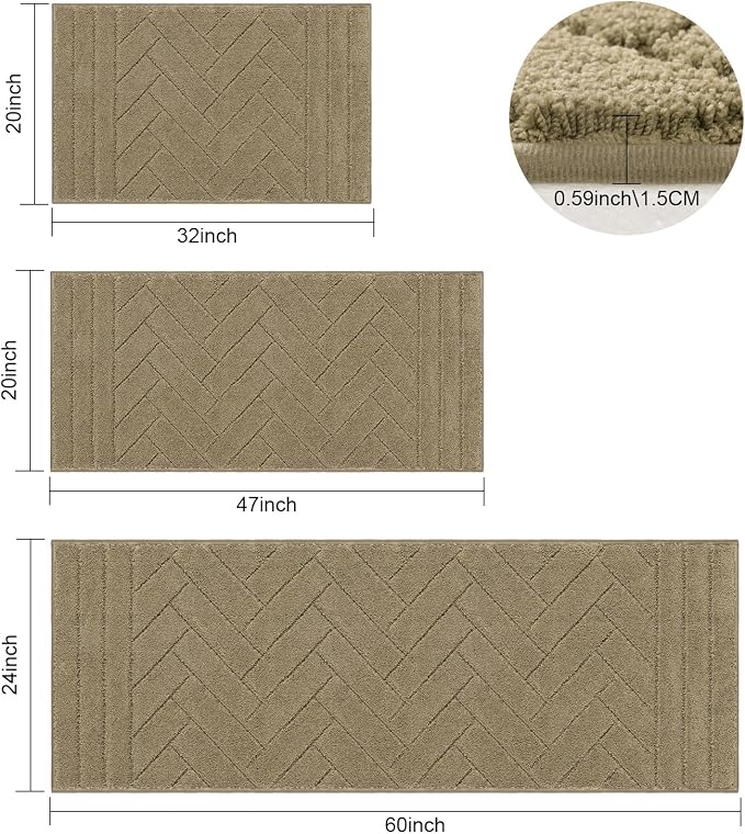 Tindbea Dog Mat for Mud Paws, Absorbs Moisture Dirt Non-Slip Washable Mud Mat - Image 5
