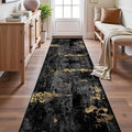RELEANY Washable Area Rugs 2'x10' Non-Slip Modern Abstract Soft by RELEANY