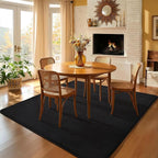 Amearea 5x5 Square Area Rugs for Bedroom Living Room, Modern Black Thickened - Image 8