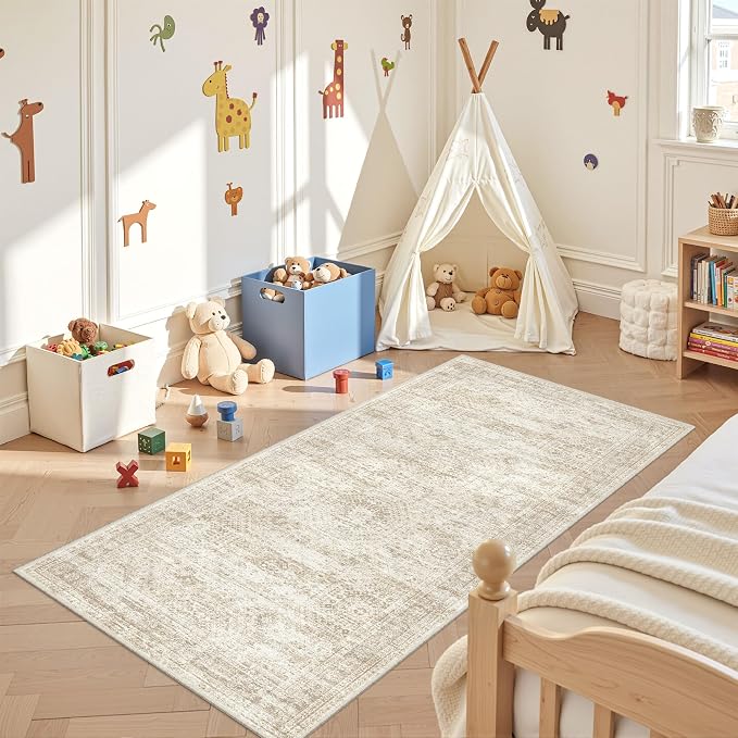 3x6 Runner Rug Non Slip, Thin Entryway Washable Rug - Image 4