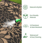 GENIMO Outdoor Rug Waterproof for Patio Decor, Large Area Rugs Mats for RV - Image 6