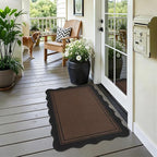 Easy Jute Kitchen Rug 2x3 Front Door Mat Washable Non Slip Entryway Rug - Image 8