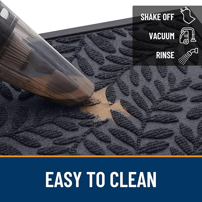 OLANLY Door Mat Indoor Outdoor Entrance, Waterproof All-Weather All-Season - Image 6