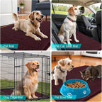 OLANLY Dog Door Mat for Muddy Paws 40x24, Absorbs Moisture and Dirt, Absorbent - Image 7