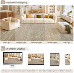 Nakagishi Area Rug Living Room Rugs: 9x12 Large Soft Machine Washable Boho - Image 9