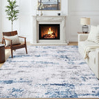 Area Rugs 6x9 Living Room: Large Modern Abstract Washable Rug Soft Anti-Skid - Image 2