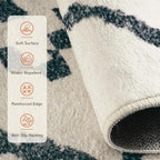 BESTSWEETIE Area Rug 5x7 Rug Machine Washable Non-Slip Low Pile Print Pattern - Image 3