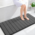 OLANLY Memory Foam Long Bathroom Rugs Runner 47x24, Super Soft Absorbent Bath by OLANLY