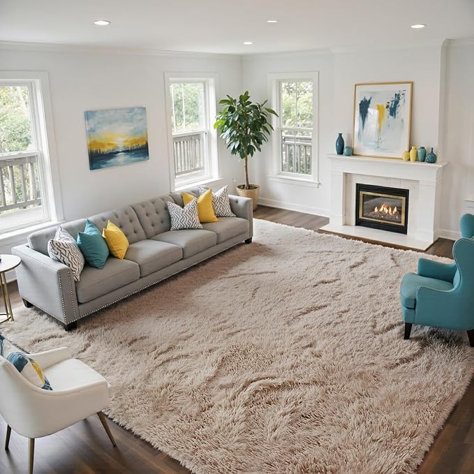 yongyangjuxin Fluffy Rug Shag Area Rug, Super Soft Shag Rugs by Yongyangjuxi