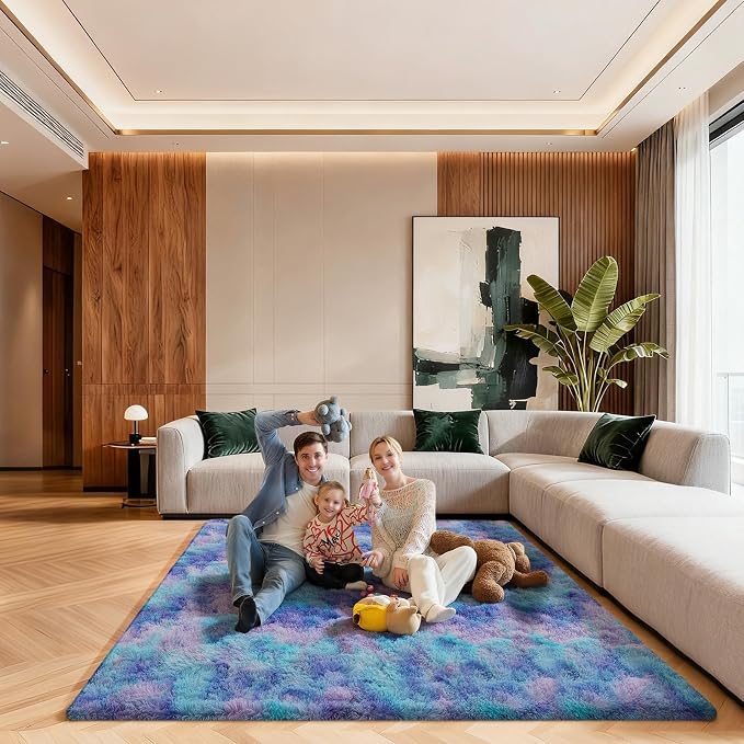 5x7 Area Rugs for Living Room, Large Fluffy Rugs for Bedroom, Fuzzy Shag Soft by Unknown