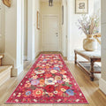 Rug for Hallways Kitchen Rug 3x7, Non Slip Washable Runner Rug by WelcometoBabovid