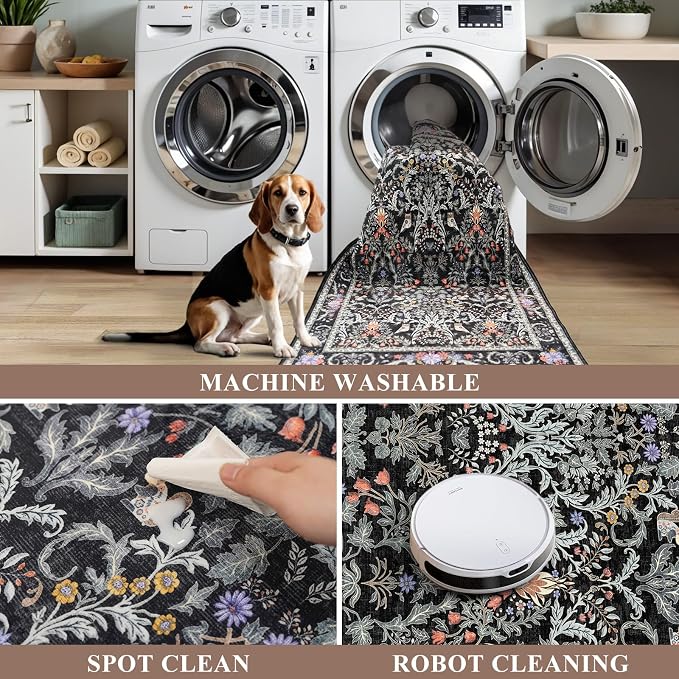2x3 Entryway Rug Washable Non-Slip - Image 6