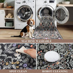 3x10 Botanical Hallway Runner Rug - Image 7