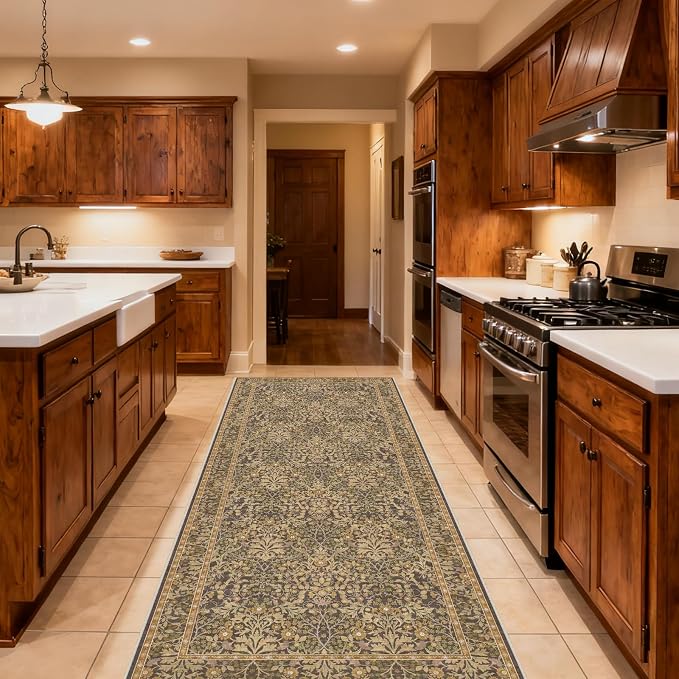 Washable 2'6" x 8' Runners for Hallways, Non Slip Long Floor Runner for Kitchen - Image 3