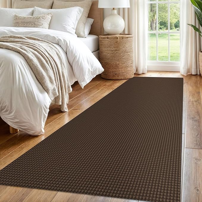 IOHOUZE Washable Runner Rug 3x8 Non Slip Rubber Backed Wide Hallway Runner - Image 8