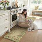KIMODE Kitchen Mats Cushioned Anti Fatigue, Summer Farmhouse Flower Kitchen - Image 7