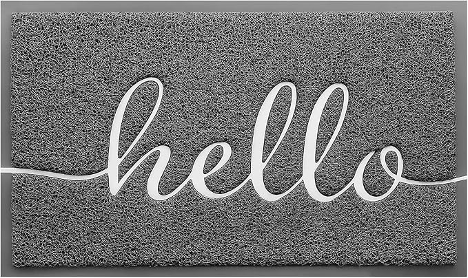 CozyBounty Door Mat Hello Mats Outdoor Indoor Non-Slip Doormat by CozyBounty