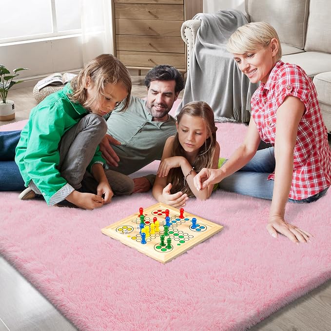 Shag Area Rugs for Bedroom Living Room, 6X9 Ultra Soft Fluffy Area Rugs for Dorm - Image 6