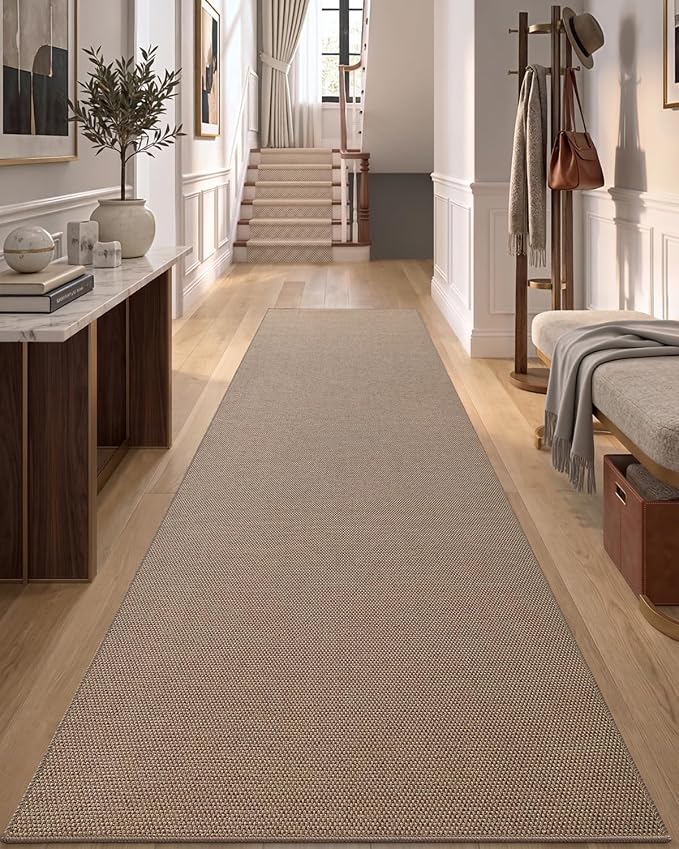 DEXI Hallway Runner Rug 2'4"x8', Non Slip Rubber Backed Runners Carpet - Image 8