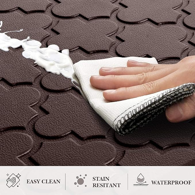 Kitchen Mat Cushioned Anti-Fatigue Floor Mat Water Resistant Non-Skid Kitchen - Image 4