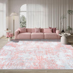 Pink Rug Carpet 8x10 Area Rugs for Bedroom Girls: Washable Modern Rug for - Image 9