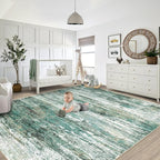 XLUEZ 8x10 Area Rugs for Living Room, Washable Modern Abstract Large Area Rug - Image 5