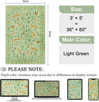 DUKINO 3x5 Rug, Washable Animal Area Rug - Image 2