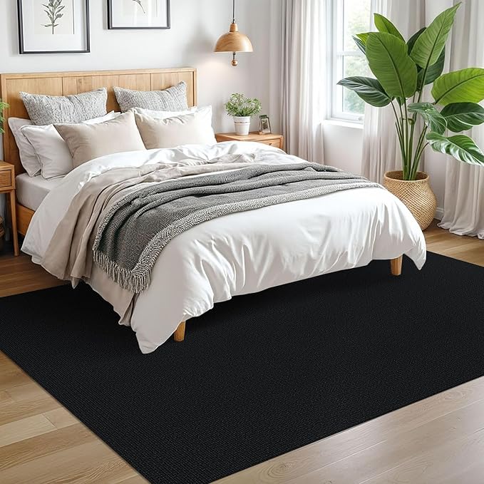 EARTHALL Washable Area Rugs 5x7 Ft Non Slip Living Room Rugs Cotton Rubber - Image 7