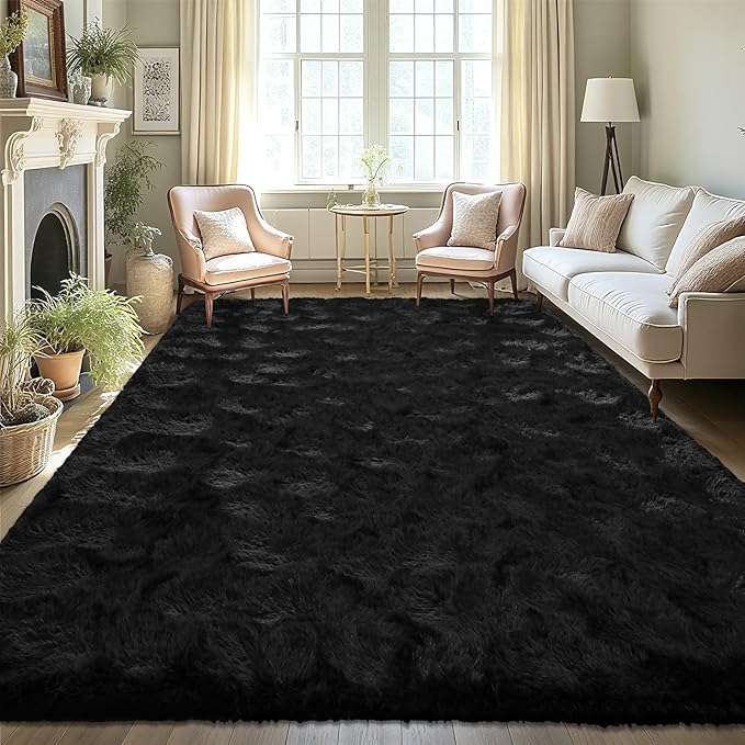 LOCHAS Ultra Soft Indoor Modern Area Rugs Fluffy Living Room Carpets - Image 8