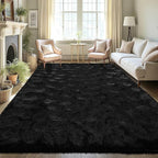 LOCHAS Ultra Soft Indoor Modern Area Rugs Fluffy Living Room Carpets - Image 8