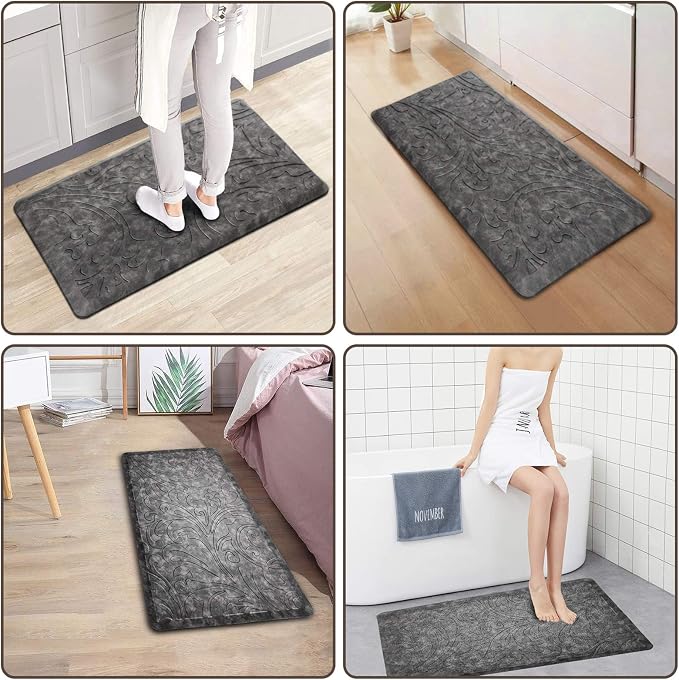 KMAT Kitchen Mat Cushioned Anti-Fatigue Floor Mat Waterproof Non-Slip Standing - Image 5