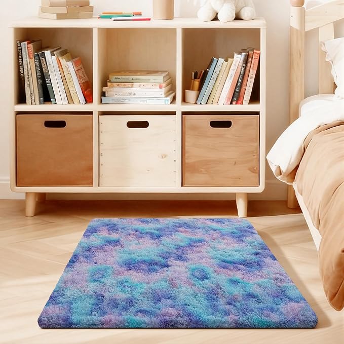 3x5 Rugs for Bedroom, Fluffy Area Rugs for Living Room, Small Fuzzy Shag Soft by Unknown