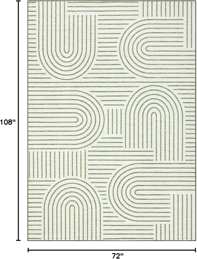 ROYHOME Washable Rug 6x9 Area Rugs - Image 2