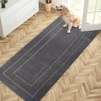 PURRUGS Dirt Trapping Door Mat 32" x 70", Non-Slip/Skid Machine Washable by PURRUGS